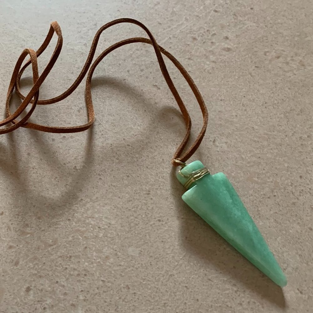 Leather Strap Necklace